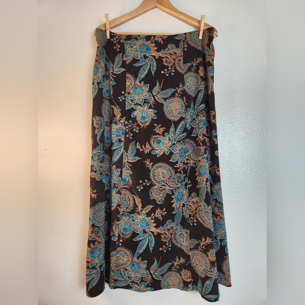 Brown Skirt Ankle Length - Picture 1 of 4